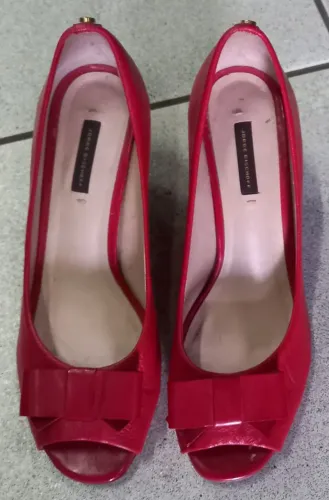 Sapato Jorge bischoff  n 38 Vermelho