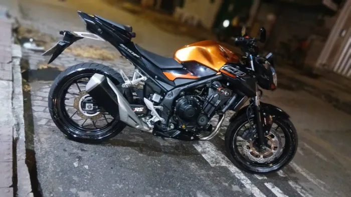CB500F 2021/22 ? IMPECÁVEL, 21.600 KM E PNEUS NOVOS! É PEGAR E ANDAR!