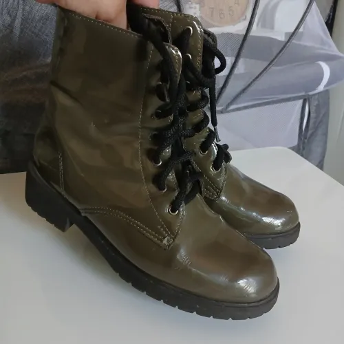 Bota Coturno Verde tam.36 (usada)