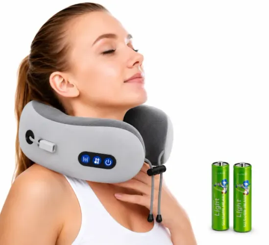 Massageador Elétrico de pescoço COM 2 pilhas
