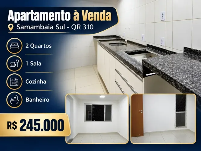 Apartamento 2 Quartos QR 310 Samambaia Sul