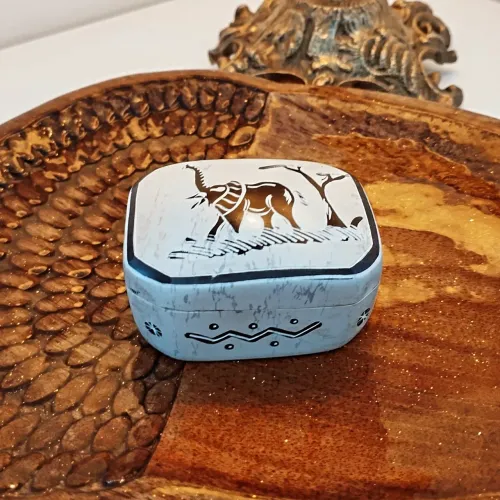 Caixinha elefante em pedra