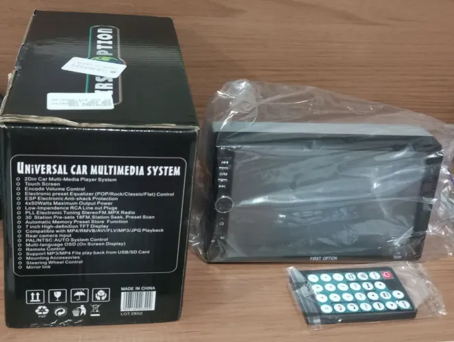 Som touchscreen e bluetooth 7 polegadas