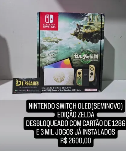 Nintendo Switch Edição Zelda