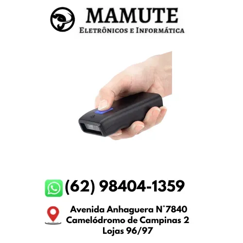 Leitor Código Barra Bolso Mesa Usb Fio 1.8m Laser CCD Qr Code Passa EAN Boleto Bancário