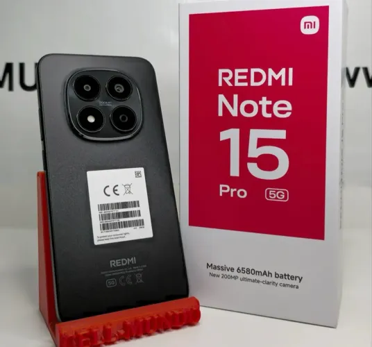 Celular Xiaomi Redmi Note 15 Pro 5g Dual Sim De 512gb 8GB Ram Camera 200+8mp 20mp - Preto