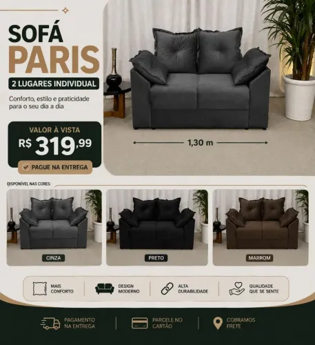 Fábrica vende e entrega/consultar taxa