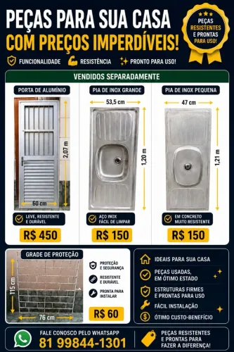 Aproveite! Peças Conservadas a Preço de Oportunidade