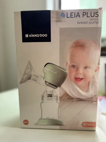 Bomba Tira-Leite Elétrica Kikkaboo Leia Plus + Acessórios