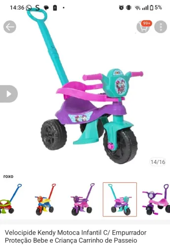 Velocípede de passeio para bebês ( motoca)