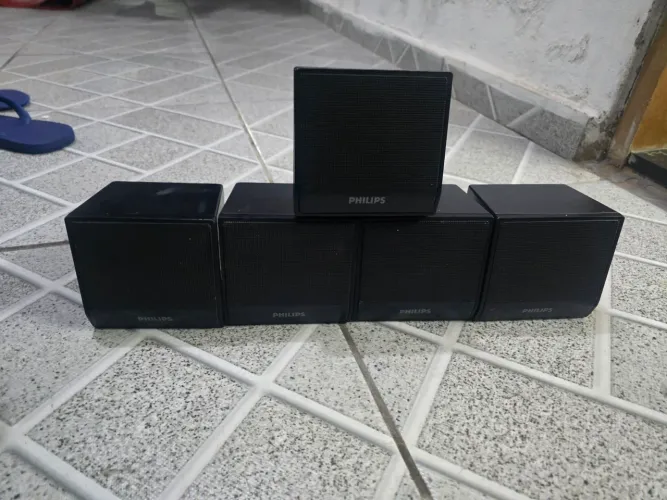caixas home theater Philips 100w 4ohms