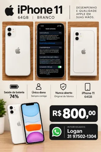 ? iPhone 11 64GB Branco