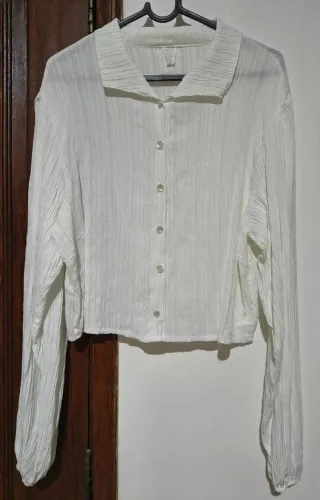 Blusa manga longa - veste P e M