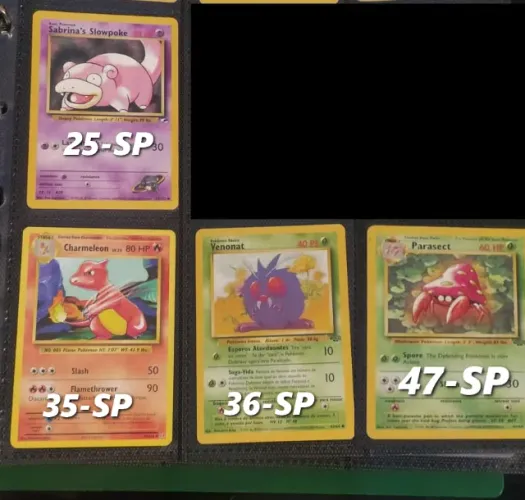 Lote de cartas Pokemon TCG 1999