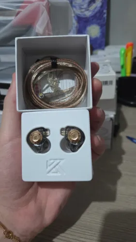 Fone KZ EDX Pro X com Microfone