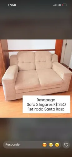 Sofá 2 lugares