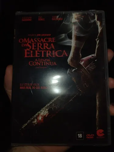 Dvd o massacre da serra elétrica - a lenda continua (lacrado)