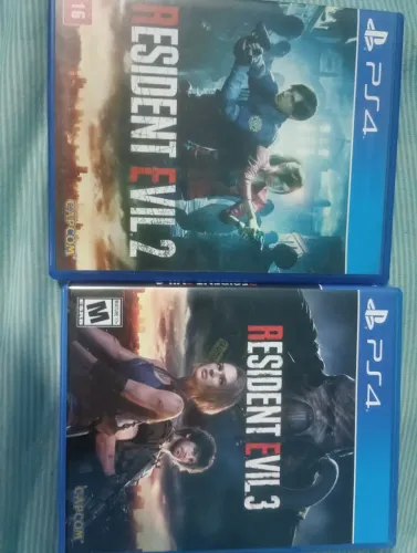 Resident evil 2 + 3 ps4