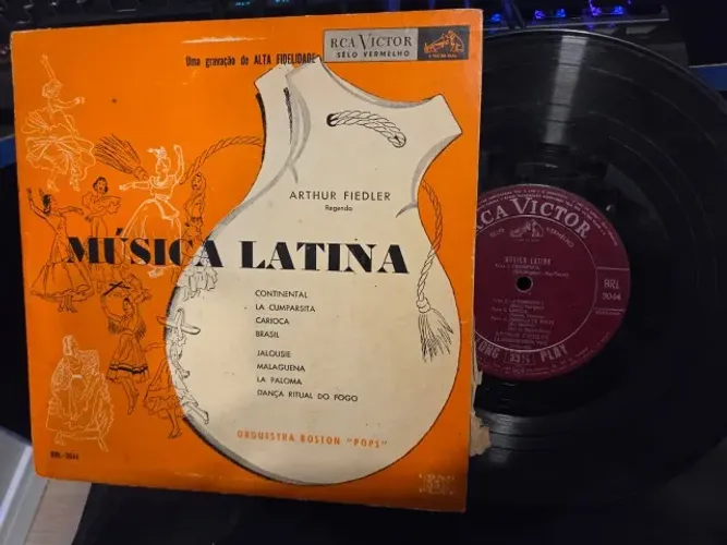 Lp Vinil Arthur Fiedler Música Latina Orquestra Rca BRL 3044
