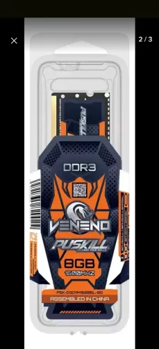Memória para notebook DDR3 8gb puskill <br>Memória para notebook Puskill DDR3 8gb 1333mhz