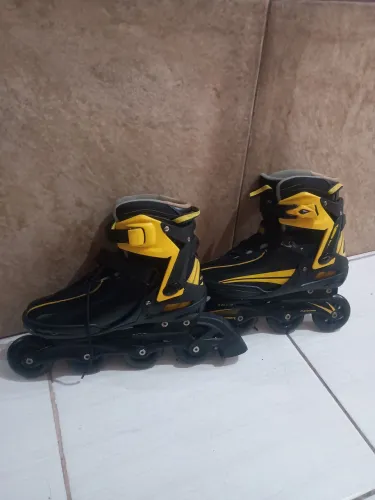 Patins Gonew Fitness Flexx Pro In line Abec 9 Base de Alumínio