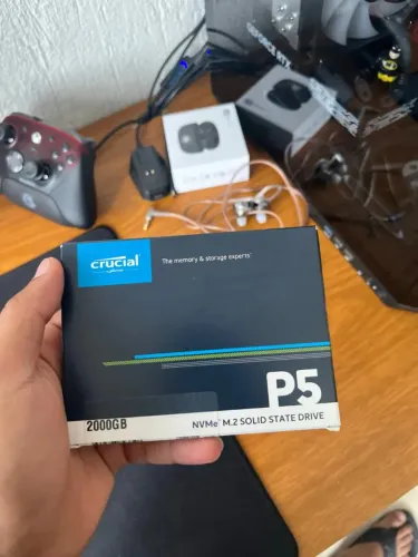 Nvme crucial 2tb NOVO LACRADO