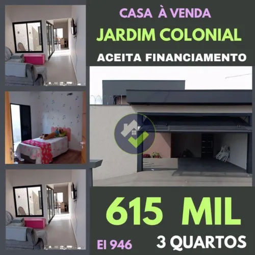 Casa Residencial à venda, Jardim Colonial, Bauru - CA0468.