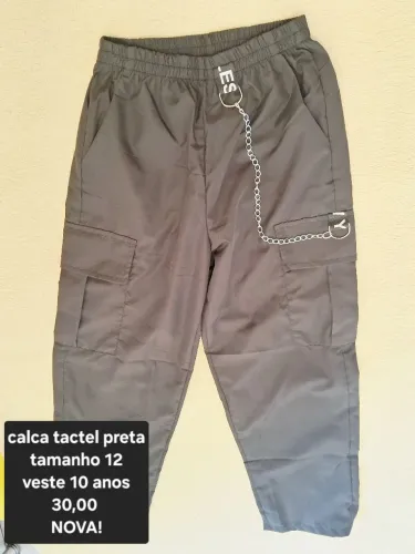 Calça infantil de tactel tm 12