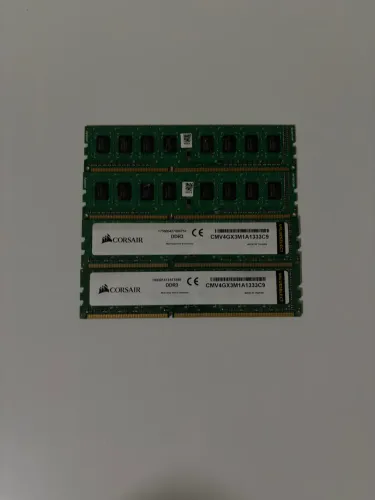 MEMÓRIA RAM DDR3(2x4gb 1333mhz) e (2x4gb)
