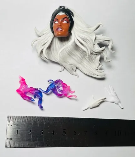 Marvel Legends - lote - storm head- par de mãos - par de efeitos