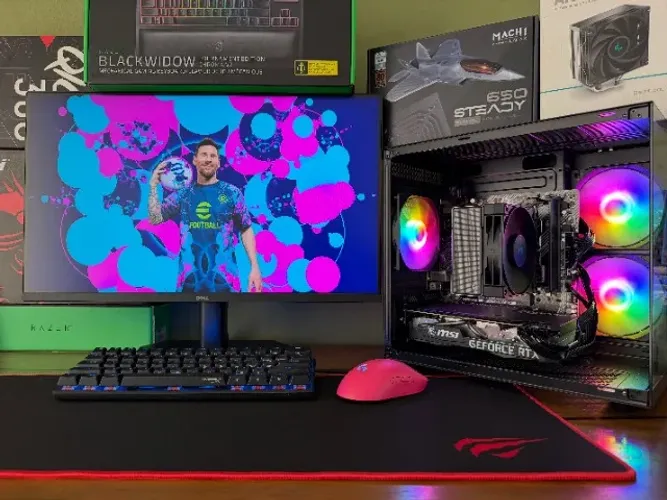 PC Gamer Ryzen 7-5800x B550M 16gb DDR4 SSD-250gb HD-1tb RTX-3070 MSI 8gb 