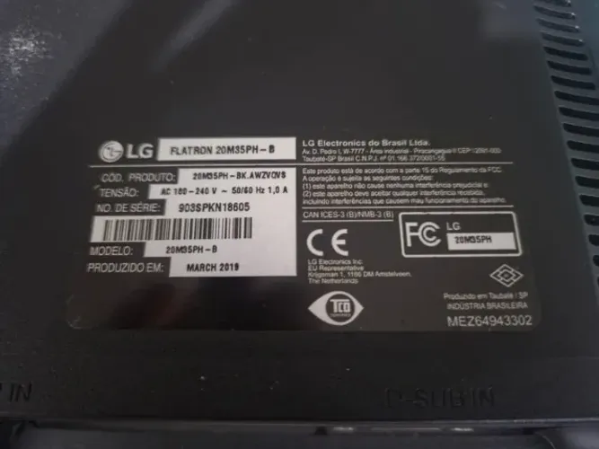 MONITOR LG 19.51" LED 20M35PH-B C/DEFEITO