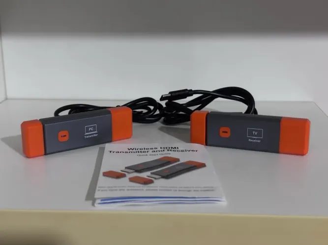 Kit transmissor e receptor HDMI sem fio 50m