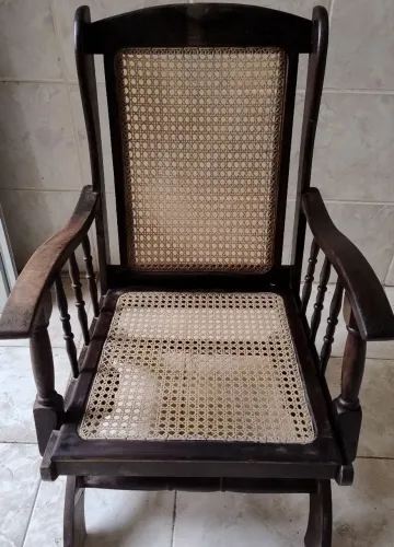 Cadeira de balanço vintage!