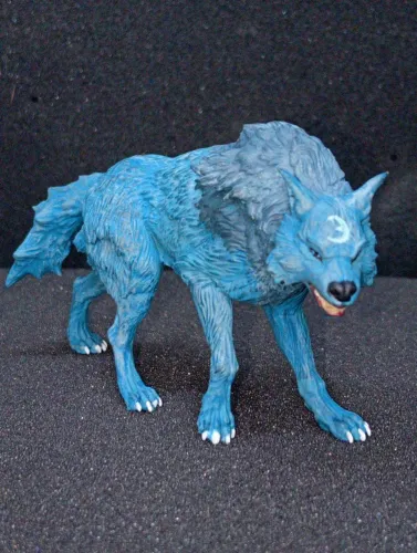 Lobo fenrir alioth semirealista Ginge cloth myth EX em resina cavaleiros do zodíaco figure