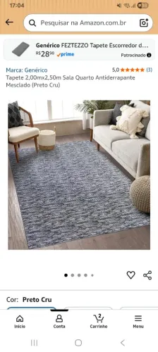 Tapete para quarto ou sala 