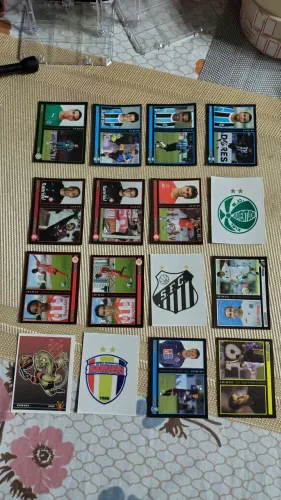 Kit 16 figurinhas show do brasileirão 2007 campeonato brasileiro