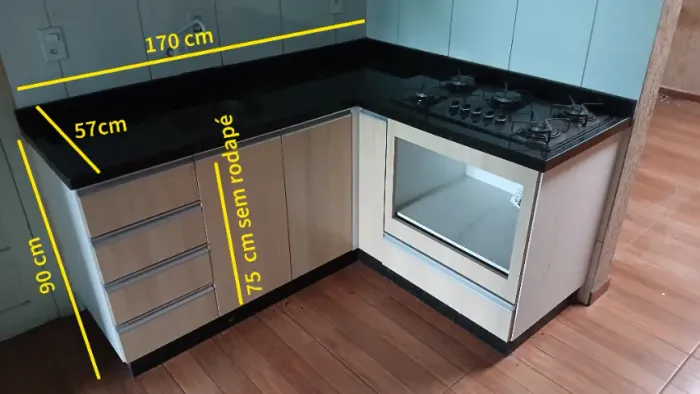 Jogos de móveis para cozinha completo em MDF