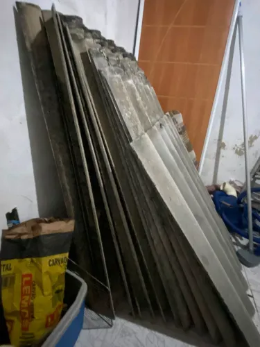 Telhas de amianto 180, 13 unidades