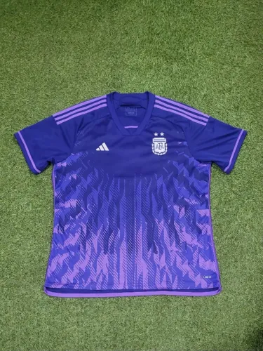 Camisa Argentina 2022 Away Tam 2XL Usada Original
