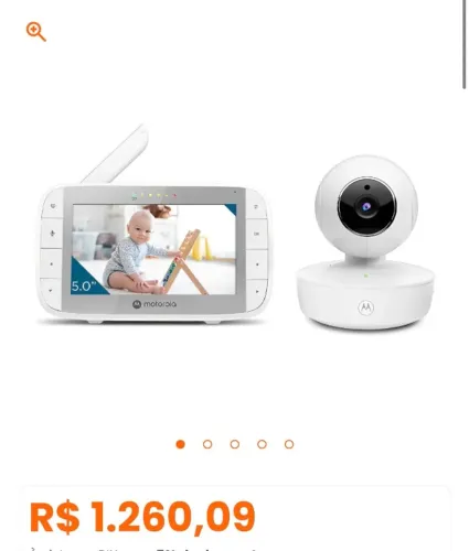 Babá Eletrônica - Motorola - Tela colorida e visão noturna 
