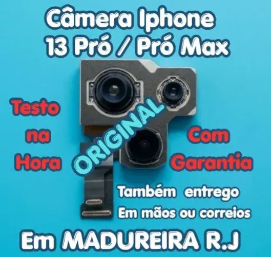 Camera iphone 13 pró Max 90 dias garantia entrego