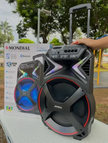 Caixa de som 400w mondial