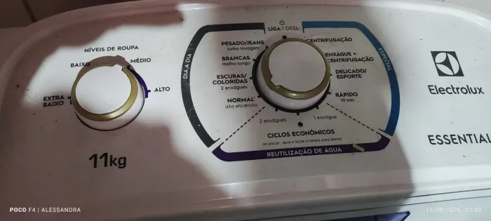 Vendo máquina de lavar usada