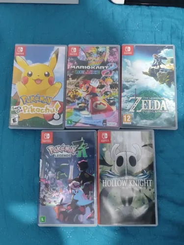 Nintendo switch OLED+ jogos físicos