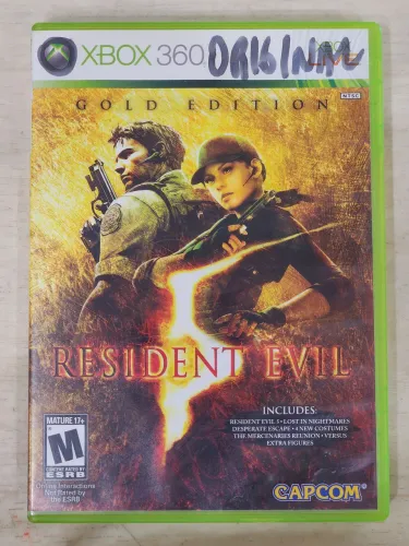 Resident Evil 5 gold edition de xbox 360