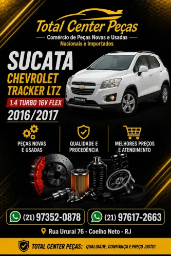 PEÇAS SUCATA CHEVROLET TRACKER 2016/2017