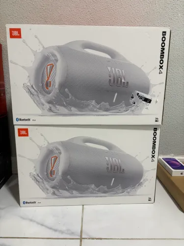 JBL boombox 4 BRANCA | lacrada | C/NOTA FISCAL