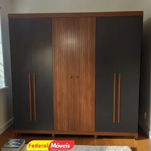 Guarda Roupa para Casal 6 Portas Mega Promoção - Temos Crediário