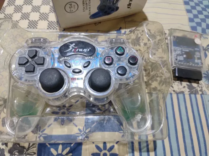 Controle sem fio wireless ps2 com água